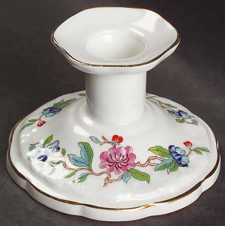Pembroke (Gold Trim) 2" Candlestick