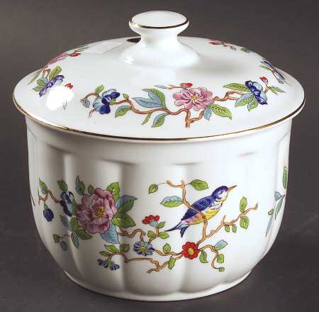 Pembroke (Gold Trim) Candy Box & Lid