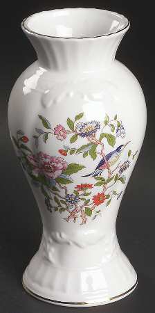 Pembroke (Gold Trim) 6" Vase