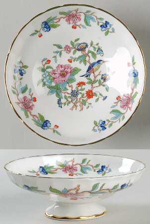 Pembroke (Gold Trim) Small Compote