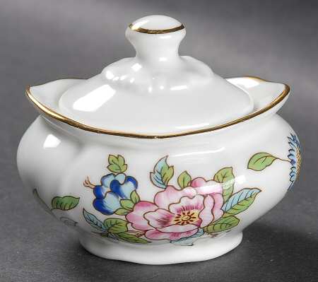 Pembroke (Gold Trim) Individual Sugar Bowl & Lid