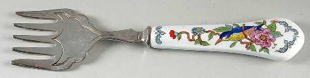 Pembroke (Gold Trim) Serving Fork
