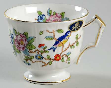Pembroke (Gold Trim) Footed Cup