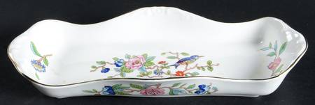 Pembroke (Gold Trim) 9" Gondola Tray