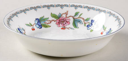 Pembroke (Blue Trim) Fruit/Dessert (Sauce) Bowl