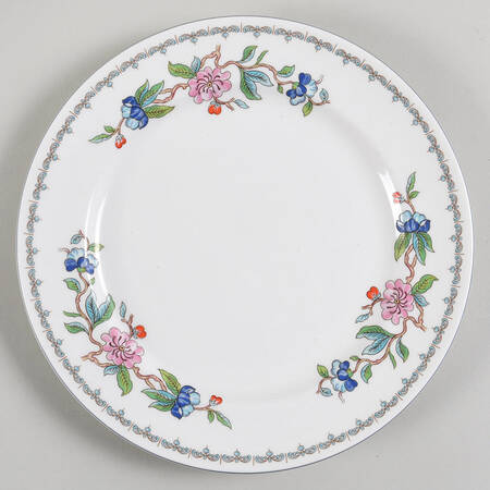 Pembroke (Blue Trim) Luncheon Plate