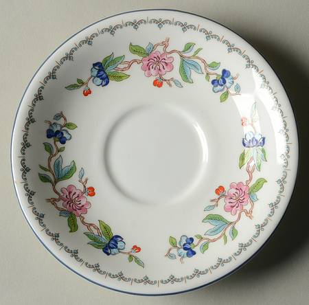 Pembroke (Blue Trim) Saucer