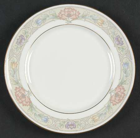 Peony Luncheon Plate