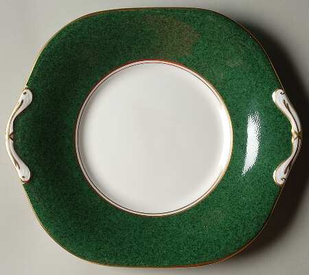 President Square Handled Cake Plate