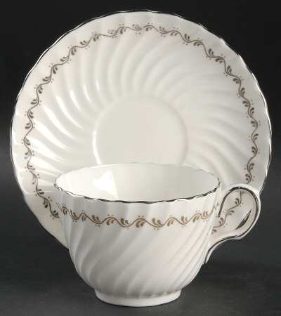 Princelea Flat Cup & Saucer Set