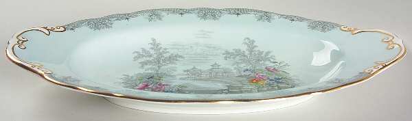 Queen's Garden (Blue, Scalloped) Relish