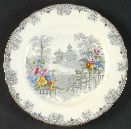Queen's Garden (Ivory, Scalloped) Bread & Butter Plate