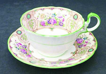 Regina Footed Cup & Saucer Set