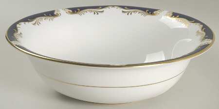 Royal Blue 9" Round Vegetable Bowl
