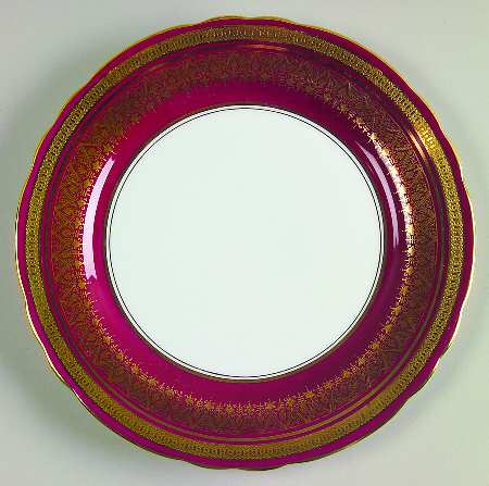 Romney Red Salad Plate