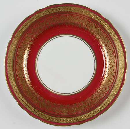 Romney Red Bread & Butter Plate