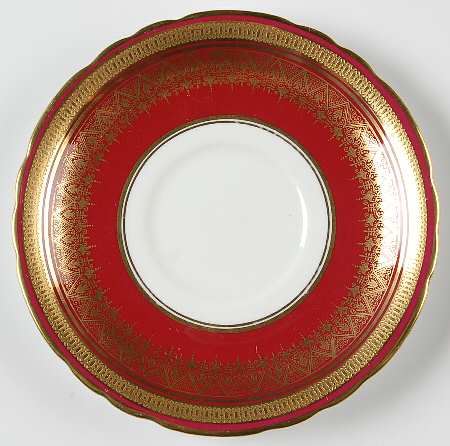Romney Red Saucer for Cream Soup Bowl