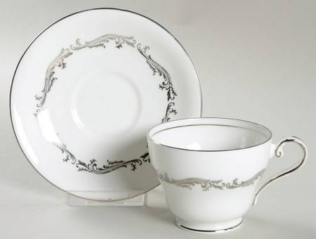 Romance Footed Cup & Saucer Set