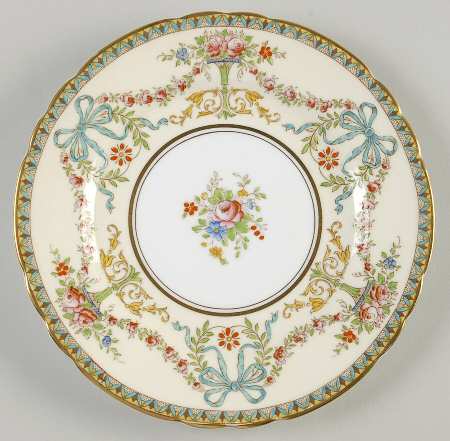 Rosedale (Bows, Flowers On Edge) Bread & Butter Plate