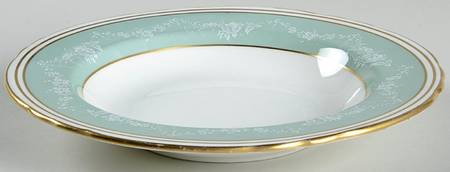 Rosewood (Scalloped) Large Rim Soup Bowl