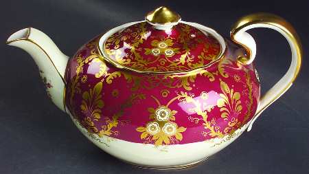 Royalty Red Teapot & Lid