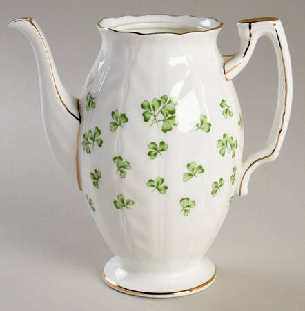 Shamrock (Crocus, Coupe Shape) Mini Coffee Pot No Lid