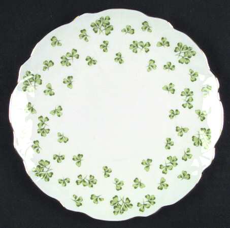 Shamrock (Crocus, Coupe Shape) Salad Plate