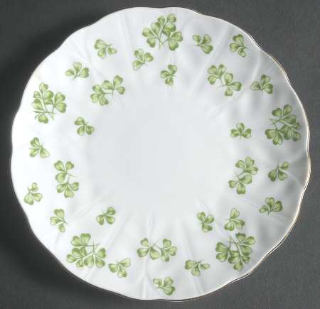 Shamrock (Crocus, Coupe Shape) Bread & Butter Plate