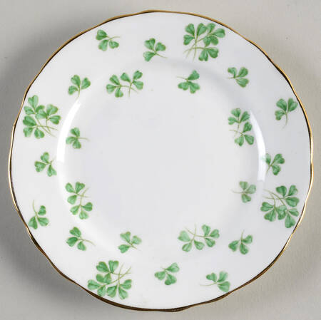 Shamrock (Rim, Scalloped) Bread & Butter Plate