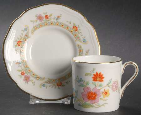 Shangri-La Flat Demitasse Cup & Saucer Set