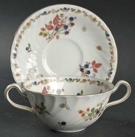 Somerset Flat Cream Soup Bowl & Saucer Set