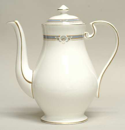 South Pacific Blue Coffee Pot & Lid