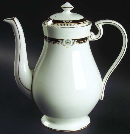 South Pacific Black Coffee Pot & Lid