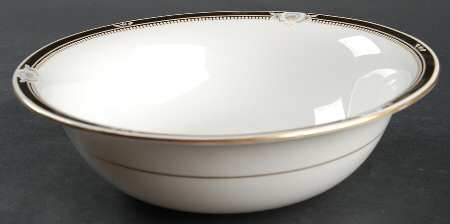South Pacific Black 9" Salad Serving Bowl