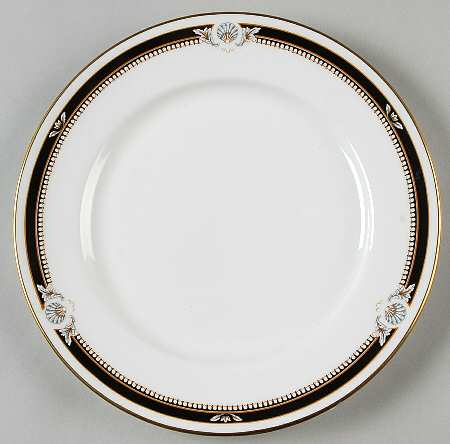 South Pacific Black Salad Plate