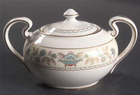 Tatton Hall Sugar Bowl & Lid