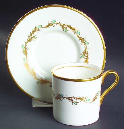 Viscount Flat Demitasse Cup & Saucer Set