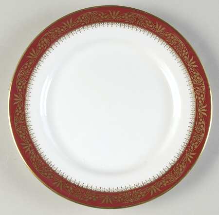 Warwick Red (Smooth) Bread & Butter Plate