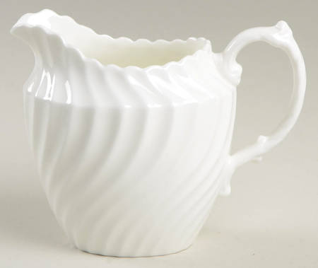 White Swirl Creamer