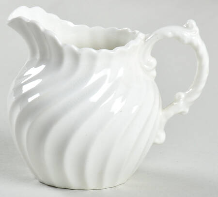 White Swirl Mini Creamer