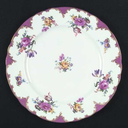 Wilton Pink Red (Scalloped) by John  Aynsley &amp; Sons