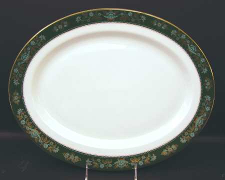 Winchester (Green) 15" Oval Serving Platter