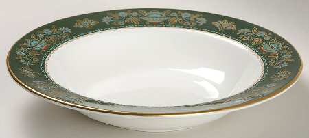 Winchester (Green) Rim Soup Bowl