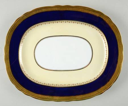 Windsor Cobalt Blue 13" Oval Serving Platter
