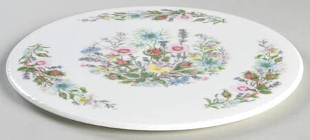 Wild Tudor Flat Cake Plate/Cheese Plate