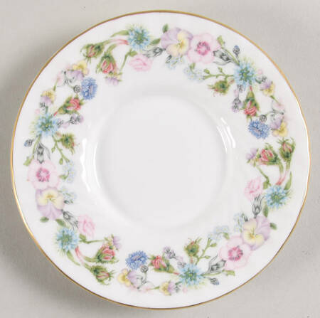 Wild Tudor Saucer for Demitasse Cup