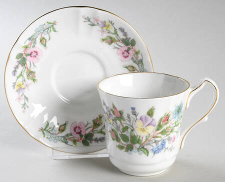 Wild Tudor Flat Cup & Saucer Set
