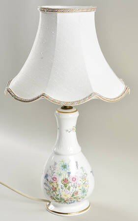Wild Tudor 11" Electric Lamp & Shade