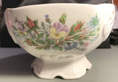 Wild Tudor 7" Footed Bowl