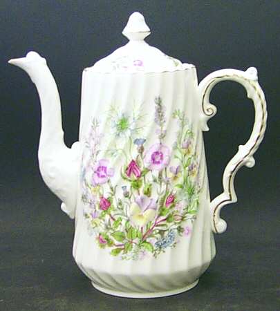 Wild Tudor Coffee Pot & Lid
